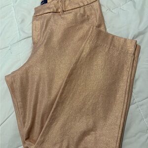 Old Navy Pink Champagne Shimmer Pixie Pants Size 12
